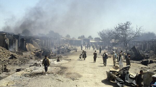 Город Кундуз в Афганистане, архивное фото - Sputnik Таджикистан