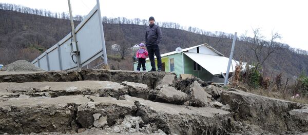 Оползень, архивное фото - Sputnik Таджикистан