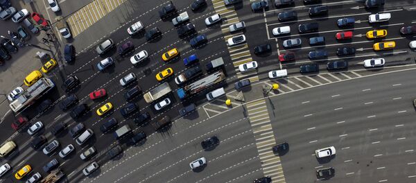 Автомобильное движение в Москве, архивное фото - Sputnik Таджикистан