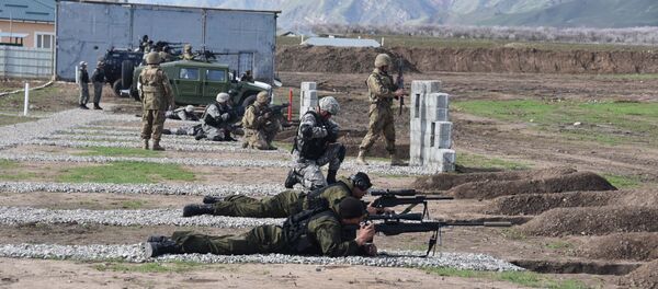 Военные учения России и Таджикистана - Sputnik Тоҷикистон