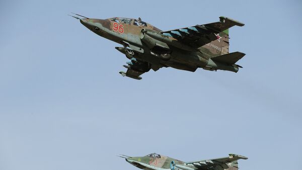 Самолеты Су-25СМ, архивное фото - Sputnik Таджикистан