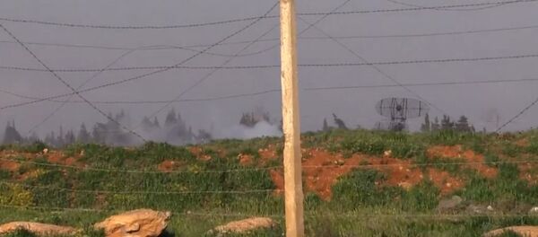 Кадры сирийской базы, по которой нанесли удар США - Sputnik Таджикистан