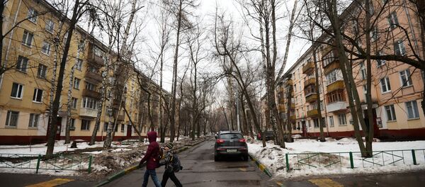 Пятиэтажные дома в Москве, архивное фото - Sputnik Таджикистан
