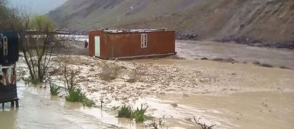 Последствия селевого потока Последствия селевого потока - Sputnik Таджикистан