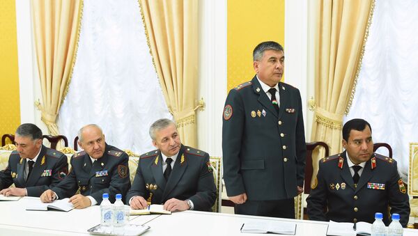 Сотрудники Министерства внутренних дел Республики Таджикистан - Sputnik Таджикистан