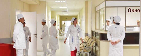 Открытие военного госпиталя 451 МО РФ - Sputnik Тоҷикистон