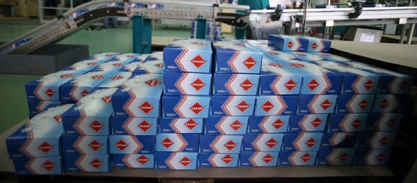 Работа сахарного завода, архивное фото - Sputnik Таджикистан