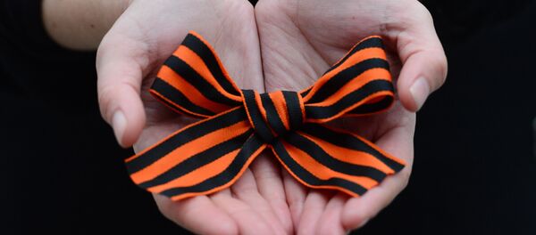 Георгиевская ленточка, архивное фото Георгиевская ленточка, архивное фото - Sputnik Таджикистан