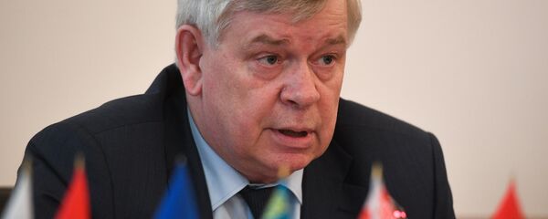 Презентация доклада Аналитической ассоциации ОДКБ - Sputnik Таджикистан