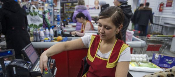 Касса магазина, архивное фото - Sputnik Таджикистан