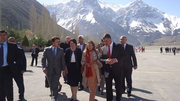 Принцесса Захра Ага Хан в ходе официального визита в Таджикистан - Sputnik Таджикистан