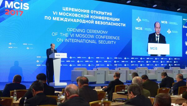 Директор ФСБ РФ Александр Бортников на VI Московской конференции по международной безопасности - Sputnik Таджикистан