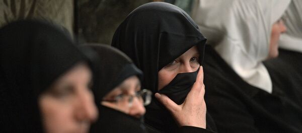 женщины в парандже, архивное фото - Sputnik Таджикистан