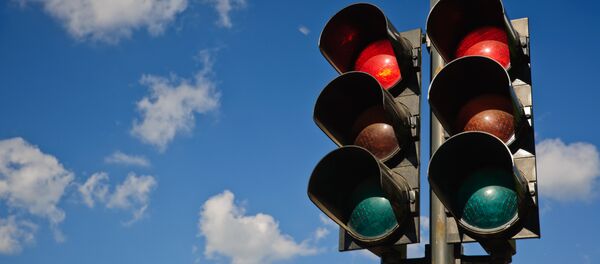 Светофор, архивное фото Светофор, архивное фото - Sputnik Тоҷикистон
