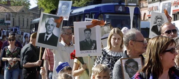 Акция Бессмертный полк, архивное фото Акция Бессмертный полк, архивное фото - Sputnik Таджикистан