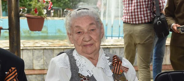 Ветеран Великой Отечественной войны, Леокадия Ковтун, Душанбе Ветеран Великой Отечественной войны, Леокадия Ковтун, Душанбе - Sputnik Тоҷикистон