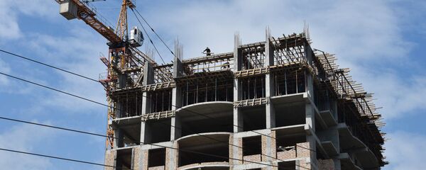 Строительство нового дома в Душанбе - Sputnik Тоҷикистон