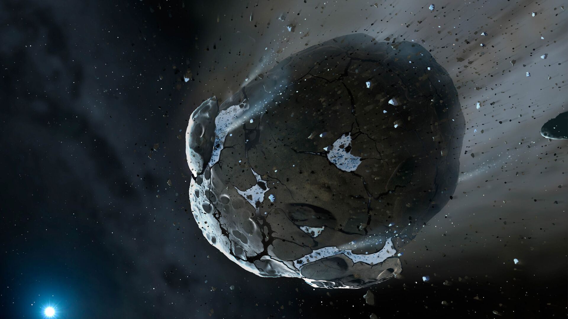Иллюстрация астероида  - Sputnik Тоҷикистон, 1920, 14.01.2022