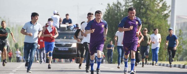 Национальный день бега в Душанбе - Sputnik Тоҷикистон