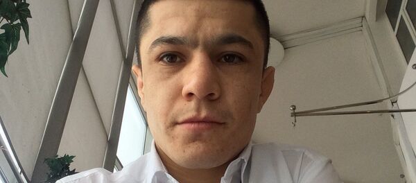 Таджикский боец Азам Гафоров Таджикский боец Азам Гафоров - Sputnik Таджикистан