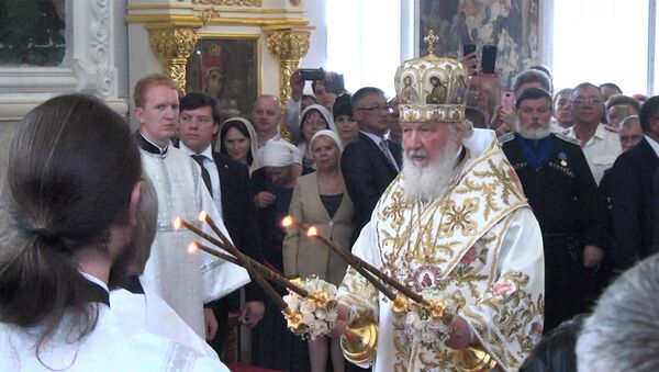 Глава Русской православной церкви освятил храм в Бишкеке - Sputnik Таджикистан