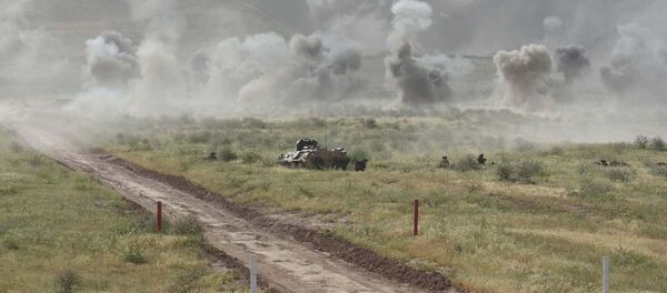 Учения Антитеррор 2017 в Таджикистане на полигоне Ляур - Sputnik Тоҷикистон