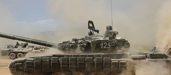 Военные учения Душанбе-Антитеррор - 2017 - Sputnik Тоҷикистон