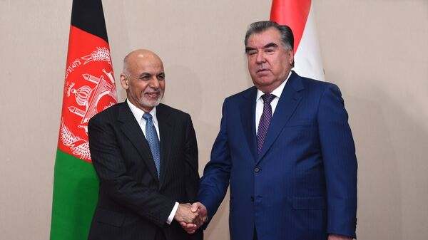 Эмомали Рахмон и Ашраф Гани- президент Афганистана - Sputnik Таджикистан