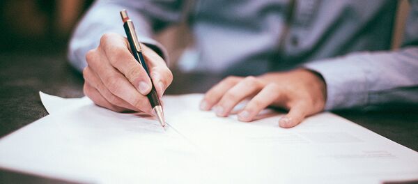 Подпись документов - Sputnik Тоҷикистон