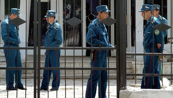 Узбекские милиционеры, архивное фото - Sputnik Таджикистан