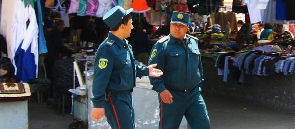 Узбекские милиционеры, архивное фото - Sputnik Таджикистан