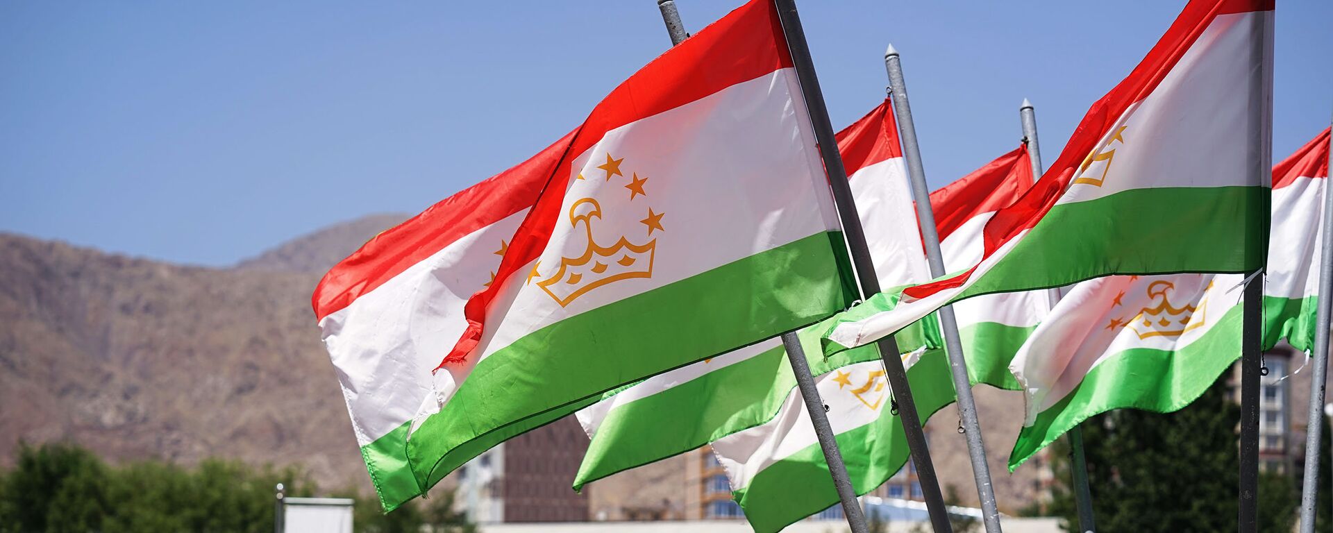 Флаги Таджикистана, архивное фото - Sputnik Таджикистан, 1920, 25.07.2021