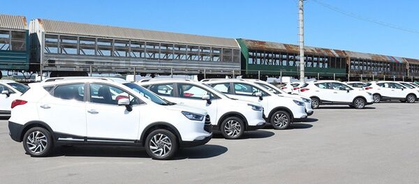 Автомобили JAC казахстанской сборки, архивное фото - Sputnik Тоҷикистон