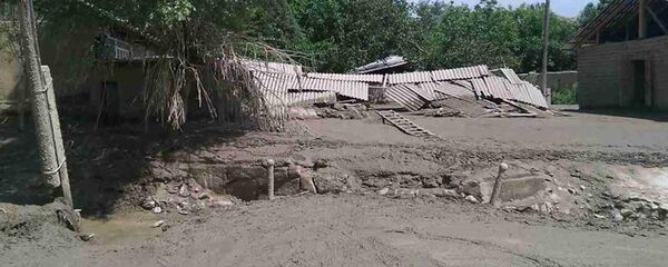 Селевой поток в Таджикистане - Sputnik Тоҷикистон