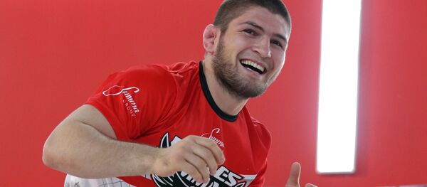 Тренировка бойца Хабиба Нурмагомедова - Sputnik Таджикистан