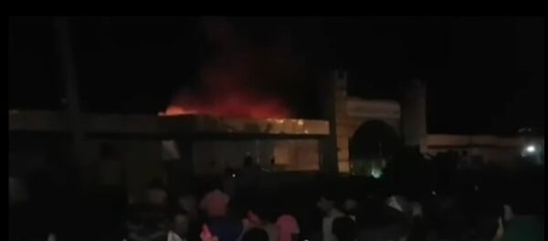 Пожар на рынке Корвон - Sputnik Тоҷикистон