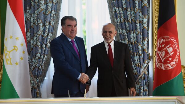 Рахмон Эмомали и президент Афганистана - Sputnik Таджикистан