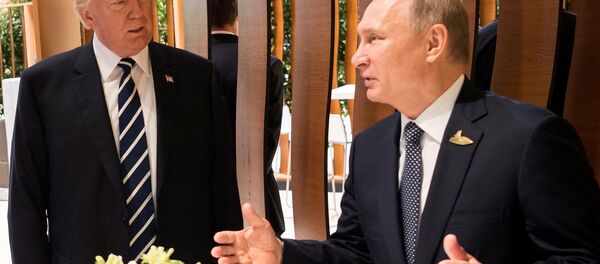 Путин и Трамп, архивное фото  - Sputnik Таджикистан
