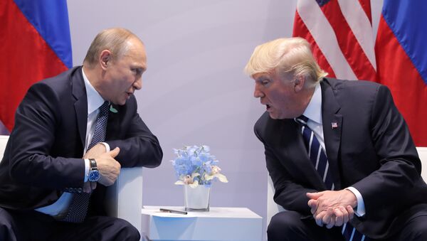 Встреча Путина и Трампа - Sputnik Таджикистан