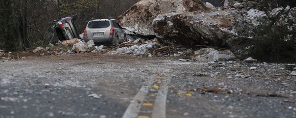 Камнепад, архивное фото - Sputnik Таджикистан