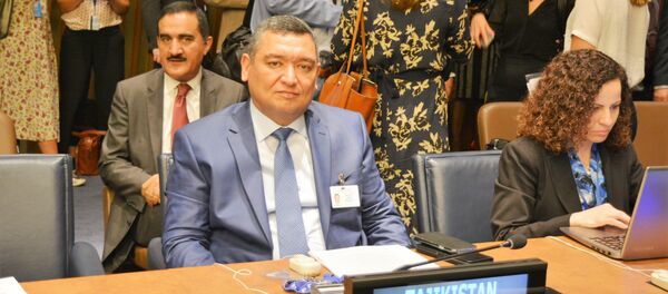 Нематулло Хикматуллозода на открытие министерского сегмента Политического форума 2017 года Нематулло Хикматуллозода на открытие министерского сегмента Политического форума 2017 года - Sputnik Тоҷикистон