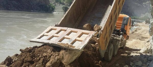 Бозсозии роҳи Дарвоз - Sputnik Тоҷикистон