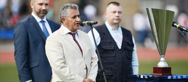 Вадим Коженов,  Дмитрий Утлик и Алимамад Боймамадов на спартакиаде - Sputnik Тоҷикистон