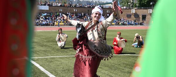 Абдумамад Бекмамадов на спартакиада в честь алмазного юбилея - Sputnik Тоҷикистон