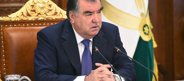 Эмомали Рахмон, архивное фото - Sputnik Тоҷикистон