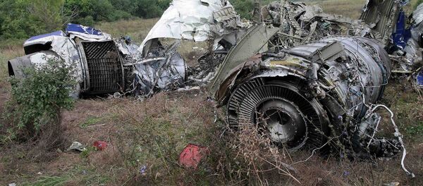 На месте падения самолета Ту-154, 24 августа 2004 года, архивное фото - Sputnik Таджикистан