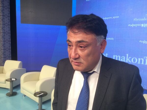 Первый зампредседателя НТРК Бобир Алиханов - Sputnik Таджикистан