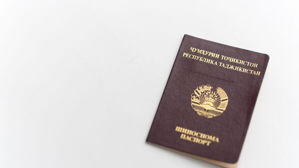 Обложка паспорта РТ, архивное фото - Sputnik Тоҷикистон