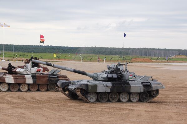 Танкисты Таджикистана на финише - Sputnik Таджикистан