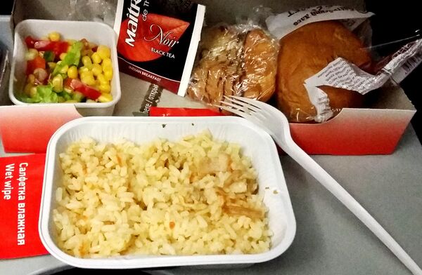 Питание в самолете, архивное фото - Sputnik Таджикистан